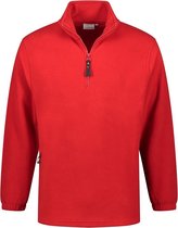 Santino fleece sweater Serfaus - rood - maat M