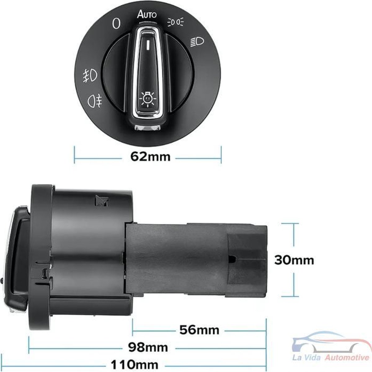 Auto Koplamp Licht Sensor schakelaar 14Pin | bol.com