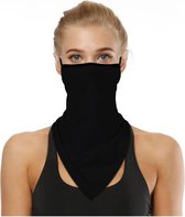 Sjaal - colsjaal - mondmasker - fietsmasker fashion zwart