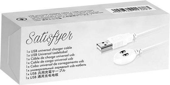 Satisfyer - Satisfyer - USB Oplaadkabel Wit - Accessoires - Opladers |  bol.com