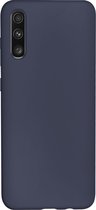 BMAX Siliconen hard case hoesje geschikt voor Samsung Galaxy A50 / Hard Cover / Beschermhoesje / Telefoonhoesje / Hard case / Telefoonbescherming - Donkerblauw