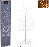 Kunstkerstboom 390 LED lichtjes met timer - Kerstboom - Kersttak - Voor binnen en buiten - H120 cm - Wit