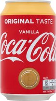 Coca Cola Vanille Canettes Soda 33cl Plateau 24 Pièces