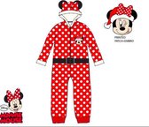 Minnie Mouse onesie - pyjama - Maat 128 / 8 jaar