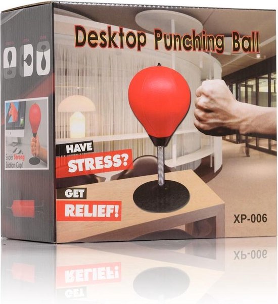 Decopatent ® Punching ball modèle de table - Balle anti-stress - Mini sac  de boxe -... | bol.com