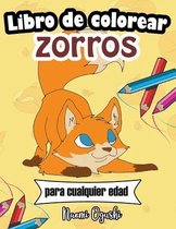 Libro para colorear zorros para cualquier edad