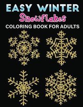 easy winter snowflakes coloring book for adults