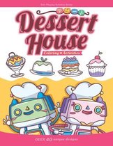 Dessert House Coloring & Activities book