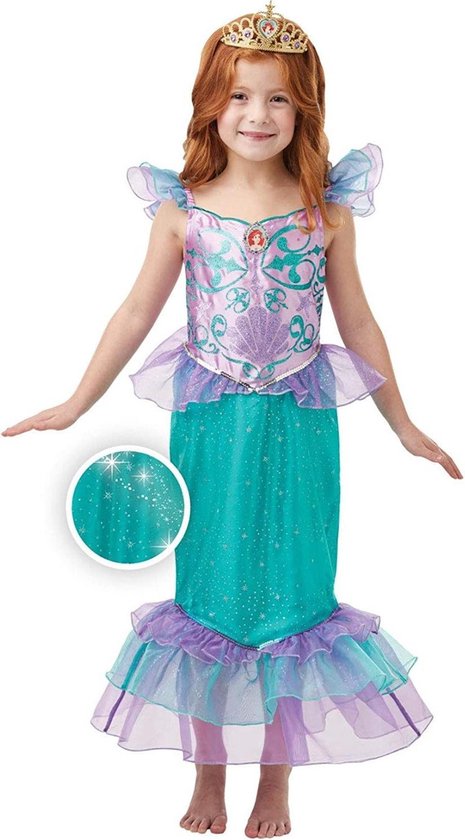 Rubies - Disney Prinses Glitter & Sparkle Ariel Kostuum - Maat 104 (3-4  jaar) | bol.com