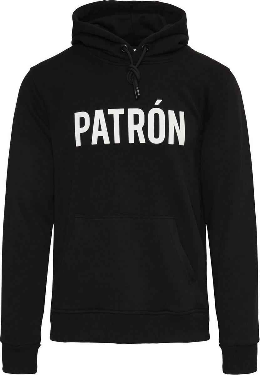 Patrón Wear - Black Brand Hoodie - Heren - Hoodie- Maat: S