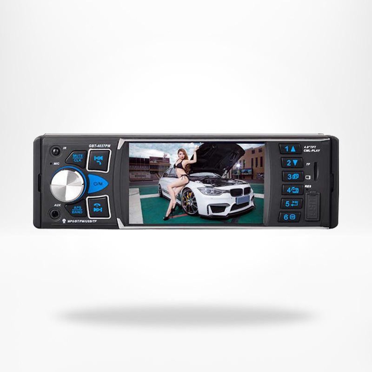 Radio de voiture CML Play Avec un écran HD de 4,1 pouces DIN