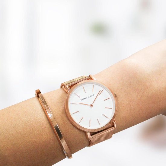 Hannah Martin Dames Horloge Set met Armband | bol