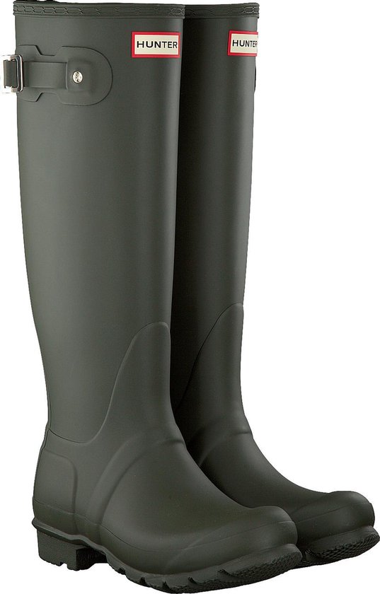 Hunter - Regenlaarzen voor dames - Original - Hoog - Olijfgroen - maat 40-41EU