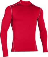 Under Armour ColdGear Graphic - Fitnessshirt - Maat S  - Heren - rood