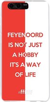6F hoesje - geschikt voor Honor 9 -  Transparant TPU Case - Feyenoord - Way of life #ffffff