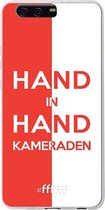 6F hoesje - geschikt voor Huawei P10 Plus -  Transparant TPU Case - Feyenoord - Hand in hand, kameraden #ffffff