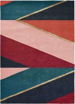 Ted Baker - Sahara Burgundy 56105 Vloerkleed - 170x240 cm - Rechthoekig - Laagpolig Tapijt - Klassiek - Meerkleurig