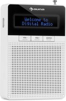 DigiPlug DAB stopcontactradio DAB+, FM/PLL, BT, LC display, wit