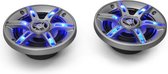 Auna CS-LED65 - Autospeakers - Grijs