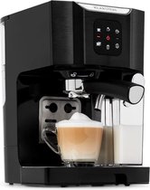 Klarstein BellaVita koffiezetapparaat - voor espresso, cappuccino en latte macchiato - 1450 W - 20 Bar - melkopschuimer