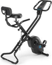CAPITAL SPORTS Azura X1 - Hometrainer - X-bike - Fitness Fiets -  Ergometer - Polssensor - Trainingscomputer - inklapbaar - 8 standen - max. 120 kg