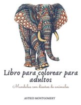 Libro para colorear para adultos. Mandalas con disenos de animales