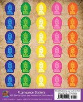 Vacation Bible School (Vbs) 2021 Discovery on Adventure Island Attendance Stickers (Pkg of 24): Quest for God's Great Light