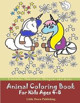 Animal Coloring Book For Kids, ages 4-8