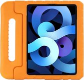 Shop4 - iPad Air (2022) / iPad Air (2020) Hoes - Kids Cover Worker voor Kinderen Oranje