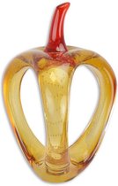 Beeld - Glazen Appel - Murano stijl - 32,4 cm hoog