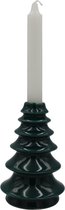Housevitamin KERST KANDELAAR-GROEN-KERAMIEK 9X14 cm
