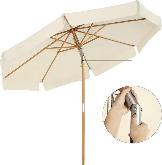 Roadtime 9,8 Ft vervangende parasolluifel, universele paraplu-vervangingsdoek, tuinparasol-zonneschermhoes voor tuin terras tuin zwembad markttafel (3m/8 ribben, groen