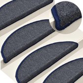 Trapmat grijs 15st (incl LW anti kras vilt) - Trapmatten