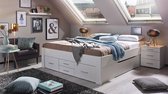 Beter Bed Butiken Bedframe met 6 Opbergladen - 160x200cm - Alpine Wit