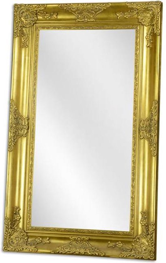 Ik was verrast Incubus zwaar Spiegel - Wandspiegel - Goud kleur - 149 cm hoog | bol.com