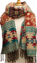 Yakwol sjaal – warme jakwol woondeken – hele grote shawl omslagdoek - ca. 200 x 100 cm