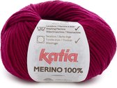 Katia Merino 100% - 49 - Donker fuchsia_ - 50 gr. = 102 m.