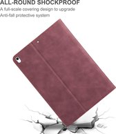 Tablet Hoes geschikt voor iPad Air 2019 10.5 Inch - Book Case Leer Slimline Rood