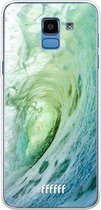 Samsung Galaxy J6 (2018) Hoesje Transparant TPU Case - It's a Wave #ffffff