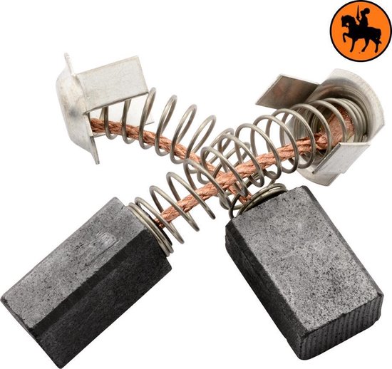 Jeu de balais de charbon pour scie Hitachi CM 4SA2 - 7x11x17mm