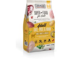 MAC's Adult Kattenvoer - Eend, Kalkoen & Kip - 1,5 kg