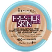 Rimmel Fresher Skin Foundation - 400 Natural Beige