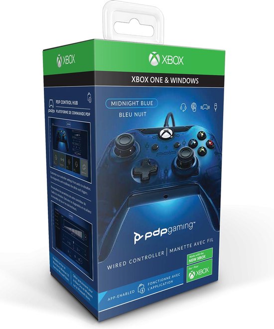 Wired Controller - Blue (Xbox Series X/box One) - PDP