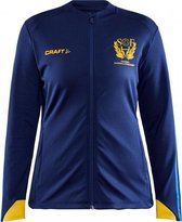 Zweeds Handbalteam Full-Zip Jacket Dames - sportvest - navy/geel - maat S