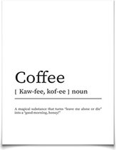 Coffee poster 40x50cm