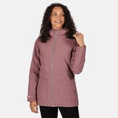 Bergonia II Waterdichte Soleerde Regenjas met Capuchon - Outdoorjas - Vrouwen - Oud Heideroze