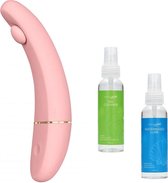 OhMyG – G-Spot Vibrator – Roze Incl Pleasure Glide Glijiddel & Toy Cleaner