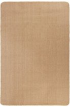 Tapijt Vloerkleed 140x200 cm beige met latex onderkant (incl LW anti kras vilt) - Tapijten woonkamer