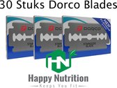 Dorco dubbelzijdige scheermesjes 30 stuks | 3x10 Dorco Platinum Double Edge Blades 30pcs - Shavette of Open Klapmes| Scheermessen|