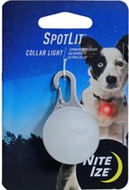 Hondenlampje - Nite-Ize Spot Lit safety light rond - Rood